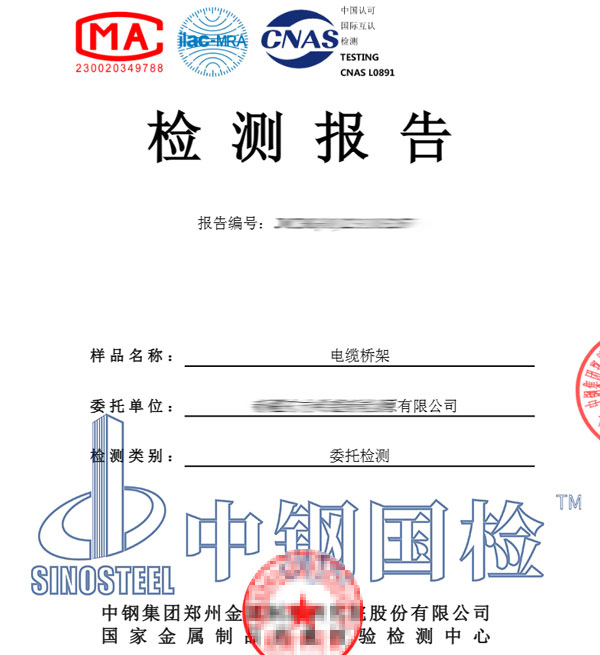检测报告/材质证明
